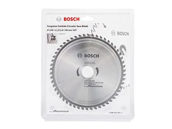 Диск пильный 190х30 мм 54 зуб. универсальный ECO ALUMINIUM BOSCH