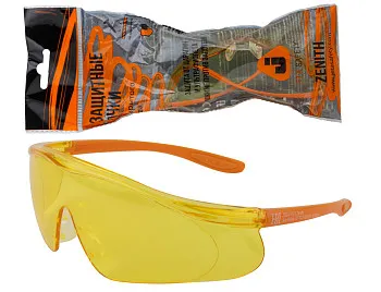 Очки открытые JETA SAFETY Zenith янтарные