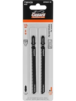 Пилка лобз. по дереву T301CD (2 шт.) GEPARD