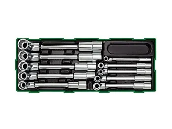 Набор-сет ключей торцевых 10предм. TOPTUL