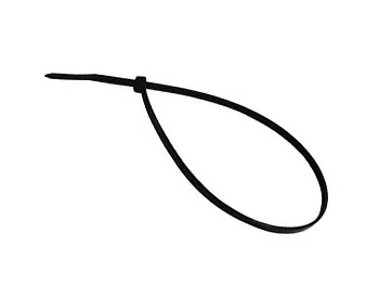 Хомут-стяжка 2.5х100 мм черный (100 шт в уп.) РФ