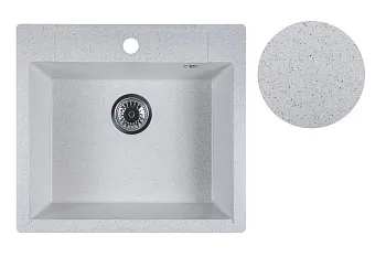 Мойка кухонная из искусственного камня UNIT олово 550х500 мм, AV Engineering