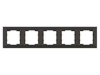 Рамка 5-ая горизонтальная черная, DARIA, MUTLUSAN