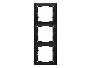 Рамка 3-ая вертикальная черная, DARIA, MUTLUSAN