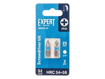 Насадка крестообразная PH2 25мм  2шт EXPERT STARTUL (SE8522-25)
