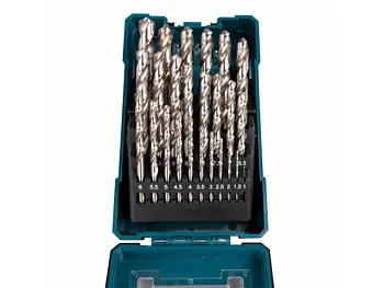 Набор сверл по мет. 25 шт 1-13мм,  шаг 0.5мм, HSS-G MAKITA