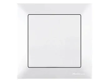 Выключатель 1-клав. (скрытый, винт. зажим) белый, DARIA, MUTLUSAN