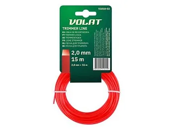 Леска ф 2.0 мм х 15 м квадратн. сеч. ВОЛАТ