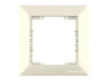 Рамка 1-ая кремовая, DARIA, MUTLUSAN