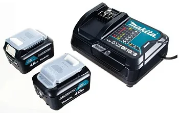 Аккумулятор BL1041B 4.0 Ah (2 шт) + зарядное DC10SB MAKITA в кейсе
