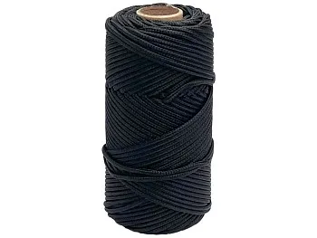 Паракорд с сердечником (3 нити) d2мм черный 50м