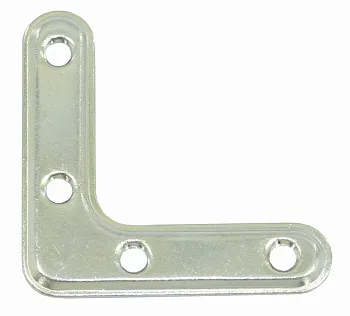 Уголок оконный 50х50x2 мм, белый цинк STARFIX