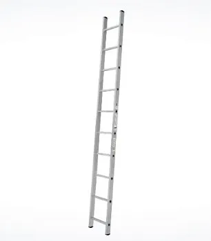 Лестница алюм. односекц. 263см 10 ступ., 3,4 кг PRO STARTUL (ST9945-10)