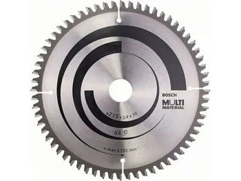 Диск пильный 235х30/25 мм 64 зуб. универсальный MULTIMATERIAL BOSCH