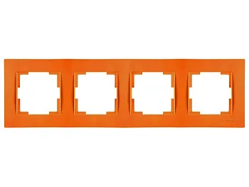 Рамка 4-ая горизонтальная оранжевая, RITA, MUTLUSAN