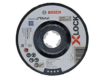 Круг обдирочный 125х6x22.2 мм для металла X-LOCK Expert for Metal BOSCH