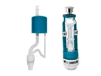 Арматура белая кнопка, ниж.подводка, ИнкоЭр