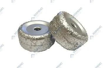 Колесо полировочное двойное 3/8" (9.5 мм) Гамматест 93-166