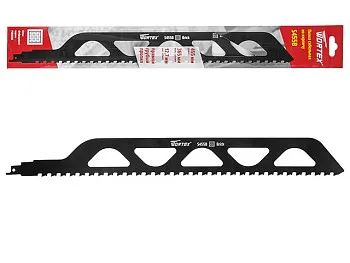 Пилка сабельная по кирпичу S 455B (1 шт.) WORTEX Биметалл YG8/HM, 455 мм длина