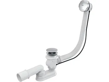 Сифон для ванны автомат, металл, Alcaplast