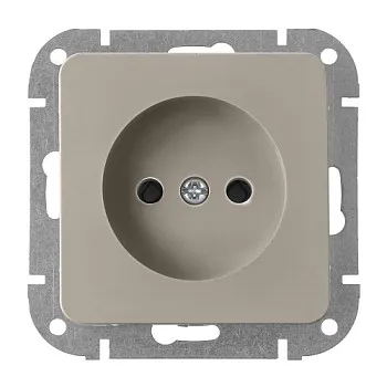 Розетка 1-ая телефонная (скрытая) песочная, Astrum, BYLECTRICA