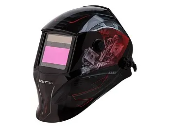 Щиток сварщика с самозатемняющимся светофильтром Solaris ASF520S (Car Master красный)