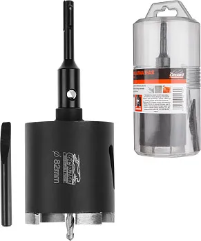 Коронка алмазная d 82мм железобетон GEPARD (GP2078-82)