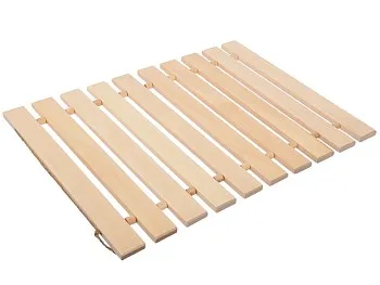 Коврик деревянный, липовая рейка, "Банные штучки"/4