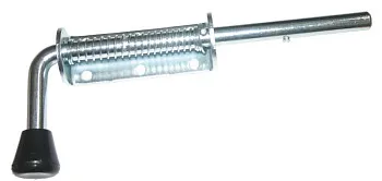 Задвижка дверная  ЗД-12, белый цинк STARFIX