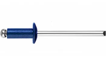 Заклепка вытяжная 4.0х10 мм алюминий/сталь, RAL 5002 (200 шт в пласт. конт.) STARFIX