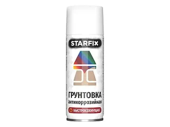 Грунтовка антикоррозийная белый STARFIX 520мл (9003)