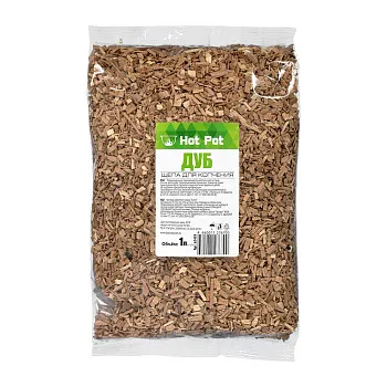 Щепа для копчения, дуб, 1 л., Hot Pot