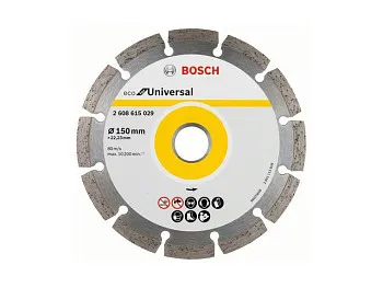 Алмазный круг 150х22 мм универс. сегмент. ECO UNIVERSAL BOSCH