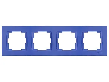 Рамка 4-ая горизонтальная темно-синяя, RITA, MUTLUSAN