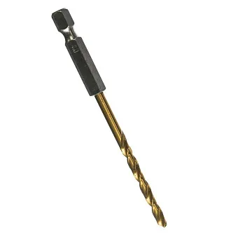 Сверло по металлу 4х100 мм, хвостовик 1/4". HSS-TiN Makita D-14940