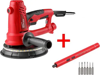 Шлифмашина для стен и потолков WORTEX DG 1875 в кор. + АКЦИЯ