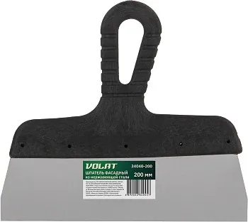 Шпатель фасад. нерж. с пласт. ручкой 200мм ВОЛАТ