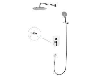 Душевая система (Lt) D35, серия Lotus хром, a-five