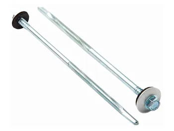 Саморез для сэндвич-панелей 6.3/5.5х280 мм цинк, (500 шт в коробе) STARFIX