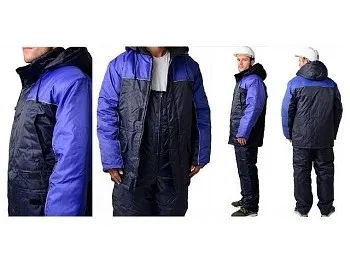 Костюм (куртка+п/к) утепленный "Балтика" (синий+василек Оксфорд) р-р 52-54 рост 182-188, РФ