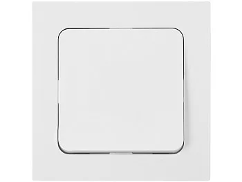 Выключатель 1 клав. с самовозвратом (скрытый, 10А) белый, Astrum, Byletrica