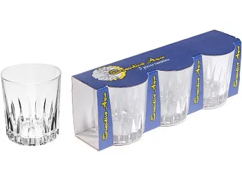 Набор стаканов, 3 шт., 295 мл, 93х80 мм, серия Executive Aqua, DIAMOND