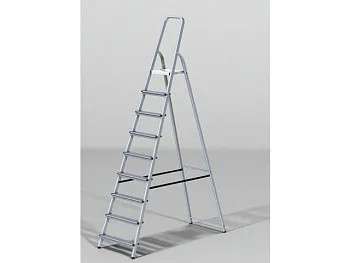 Лестница-стремянка алюм. 195 см 9 ступ. 7,4 кг PRO STARTUL (ST9940-09)