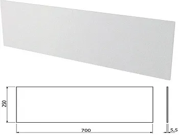 Звукоизоляционная плита для подвесного умывальника, Alcaplast