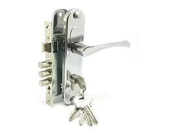 Замок врезной Зенит ЗВ7-60.1 (хром)