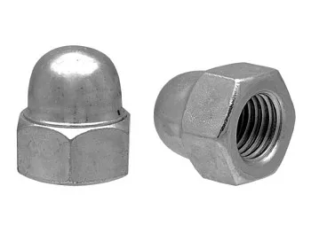 Гайка М5 колпачковая, цинк, DIN 1587 (500 шт в карт. уп.) STARFIX