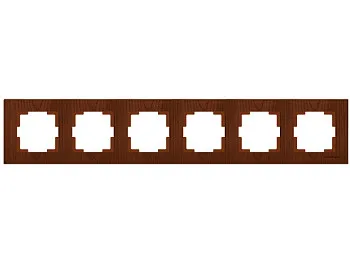 Рамка 6-ая горизонтальная орех, RITA, MUTLUSAN
