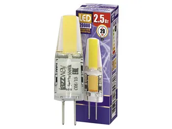 Лампа светодиодная PLED G4 2.5 Вт 12В 5500К JAZZWAY