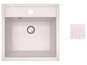 Мойка кухонная из искусственного камня STAR песочный 510х505 мм, AV Engineering