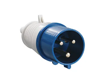 Вилка силовая 32А 220В 3 pin 2P+PE IP44 IEK